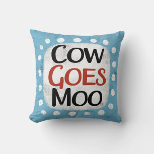 Cow Goes Moo Dekorativ kudde