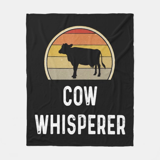 Cow Halloween Fleecefilt (Framsidan)