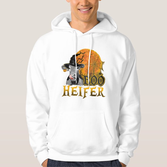 Cow Halloween Hoodie (Framsida)