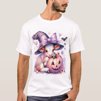 Cow Halloween Square T Shirt
