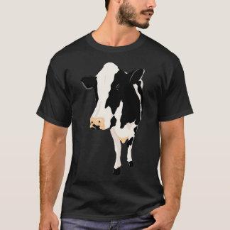 Cow Heifer Spoted Farm Tecknad Coola Djur älskare T Shirt