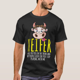 Cow Heifer Trunk Farm Animal T Shirt