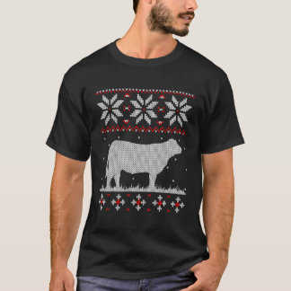 Cow Heifer Ugly Sweater Cattle Farming Life Gifts T Shirt