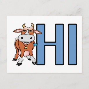 Cow Hi Vykort