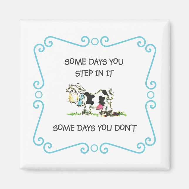 Cow Humor Magnet (Framsidan)