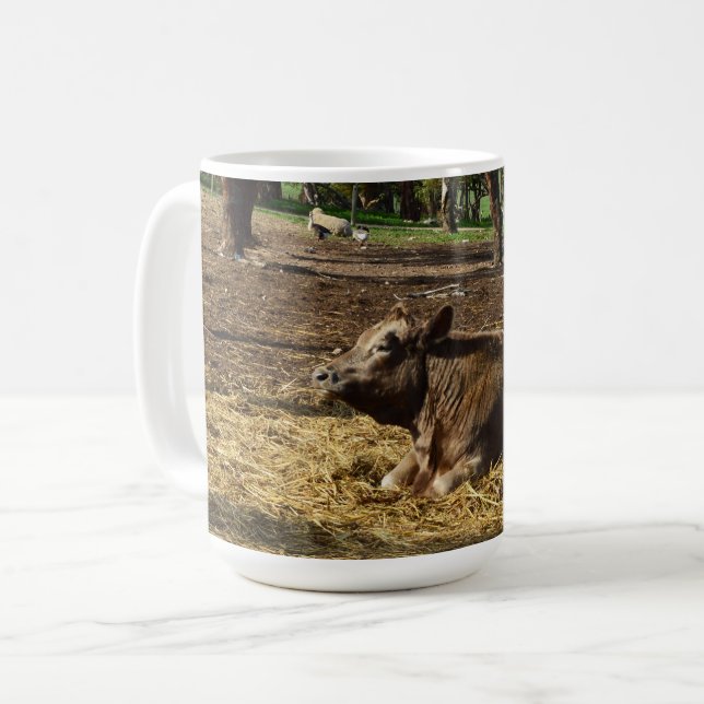 Cow its A Farm Life, kaffe Mugg (Framsida vänster)