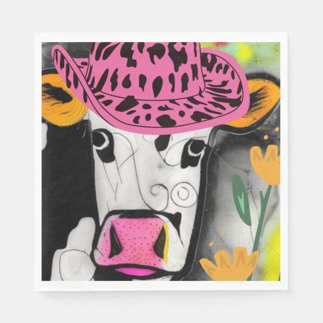Cow Kärlek Pappersservett (Framsidan)