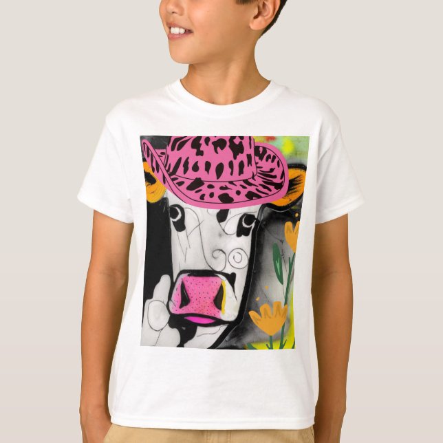 Cow Kärlek T Shirt (Framsida)