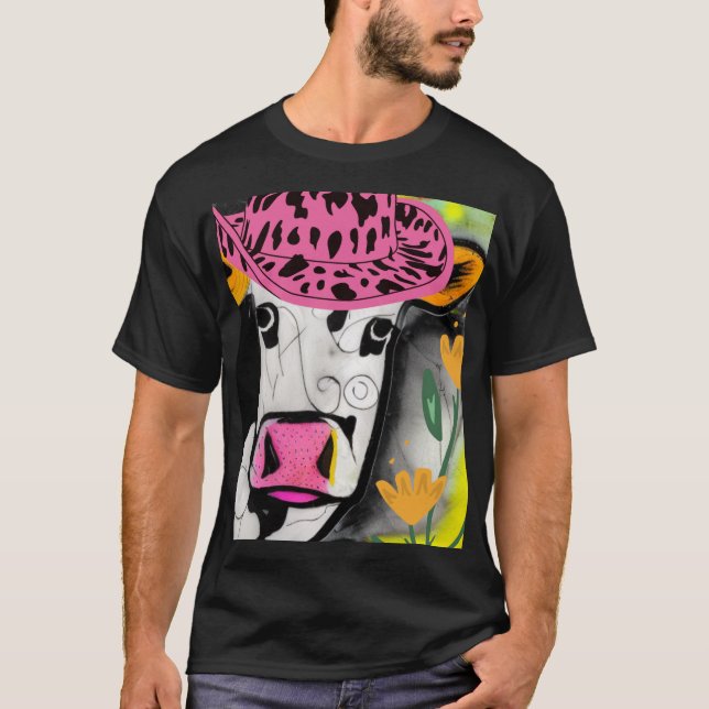 Cow Kärlek T Shirt (Framsida)