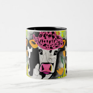 Cow Kärlek Två-Tonad Mugg