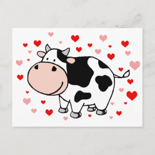 Cow Kärlek Vykort