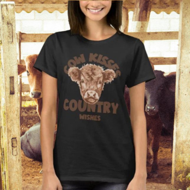 Cow Kisses Land Önskemål T Shirt (Skapare uppladdad)