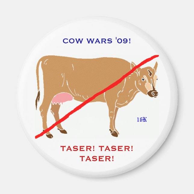 COW KRIG 09! Magnet (Framsidan)