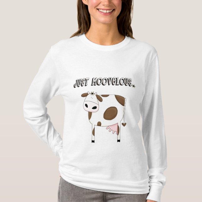Cow Land Funny T-Shirt (Framsida)