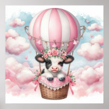 Cow Luftballong Girl