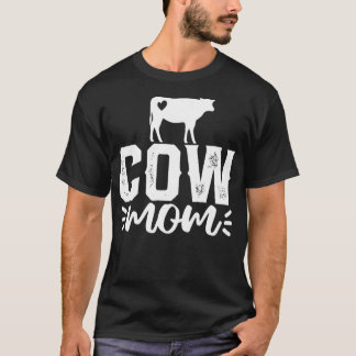 Cow Mamma Mors dag Gift T Shirt