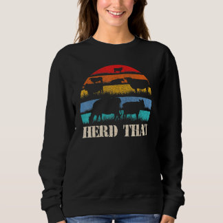 Cow Milking Farmer Herd som T Shirt