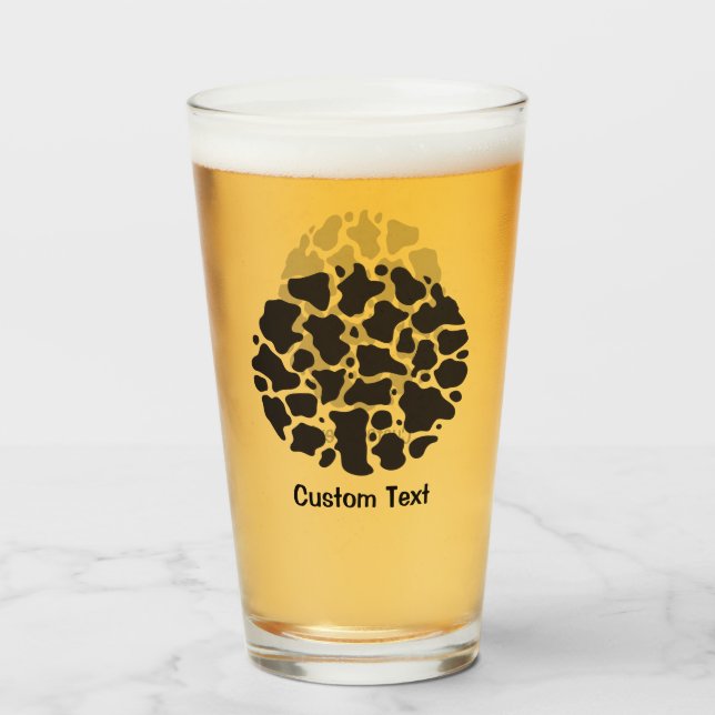 Cow Mönster Glaskopp (Framsida fylld)