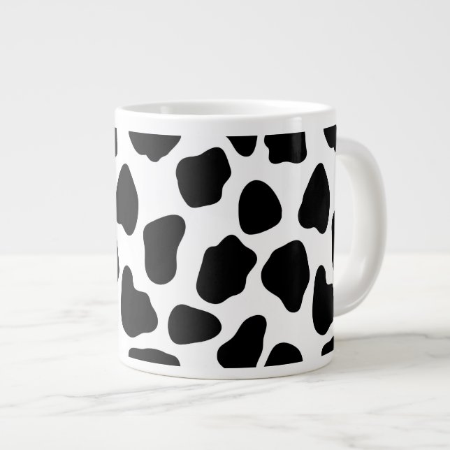 Cow mönster jumbo mugg (Framsida höger)
