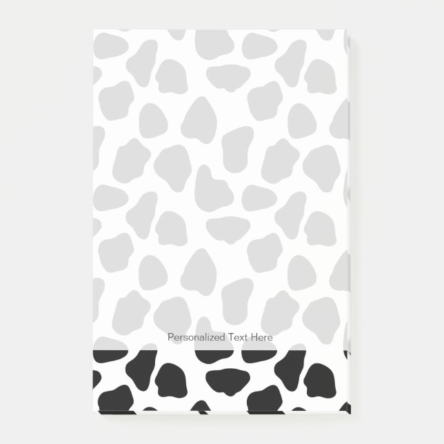 Cow mönster post-it block (Framsida)