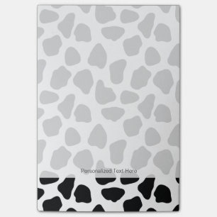 Cow mönster post-it block