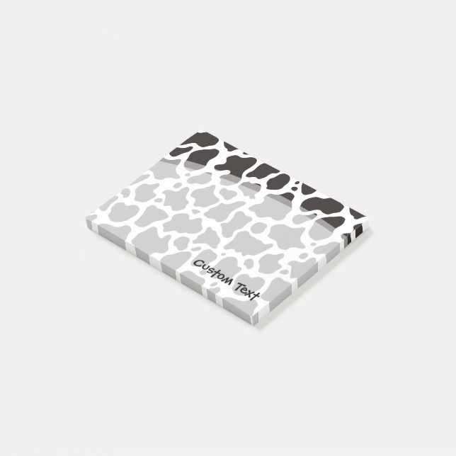 Cow Mönster Post-it Block (Vinklad)