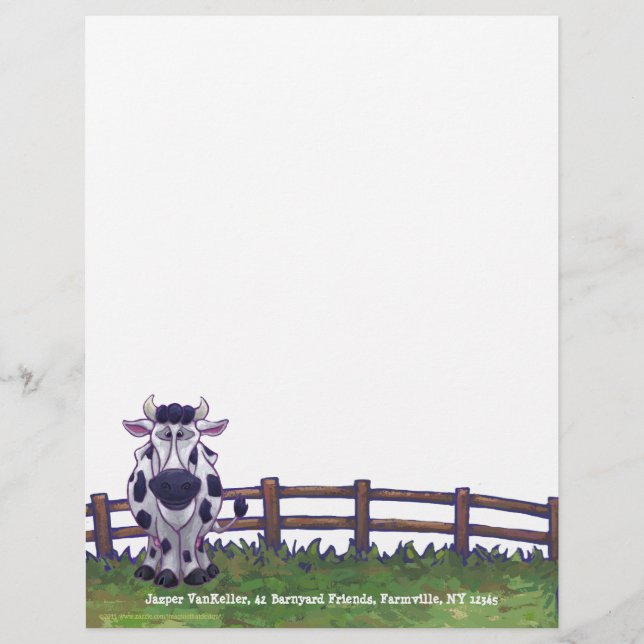 Cow Personal Letterhead (Framsida)
