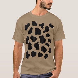 Cow Print Pattern Animal Halloween Costume T Shirt