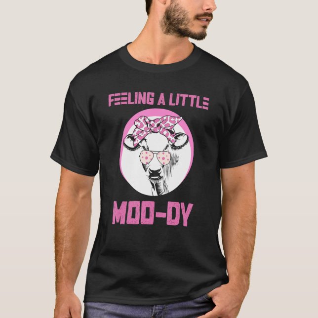 Cow Pun Joke Dairy Farmer Cow T Shirt (Framsida)