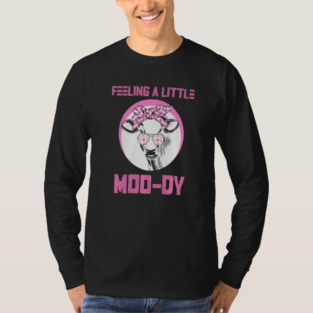 Cow Pun Joke Dairy Farmer Cow T Shirt (Framsida)