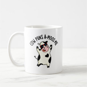 Cow Puns Amoos Me Funny Cow Pun Kaffemugg