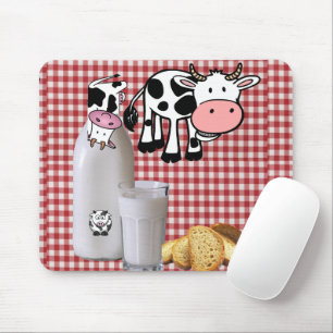 Cow Red Play Mjölk Mouse Pad! Muspets Musmatta