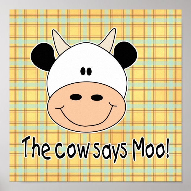 Cow Says Moo Poster (Framsidan)