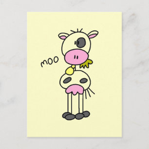 Cow Says Moo Tshirts och presenter Vykort