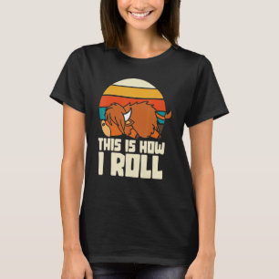 Cow Scotland Highland Cow Cattle Scottish Roligt 5 T Shirt