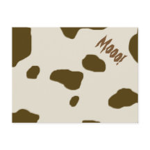 COW SKIN Brown Moo!
