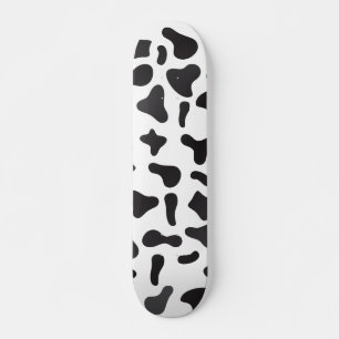 Cow Skin Struktur Mönster Mini Skateboard Bräda 18,5 Cm