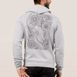 Cow Skull bland Prairie Flowers T Shirt