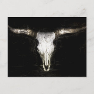 Cow Skull Vykort