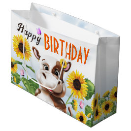 Cow Sunblomma Girl First Birthday