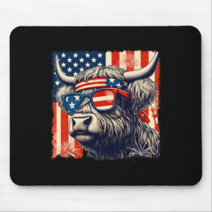 Cow Sungles American Flagga 4:e juli-odlare Musmatta