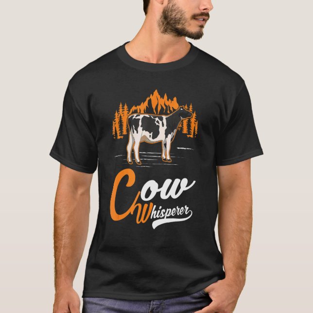 Cow Whisperer Farmer T Shirt (Framsida)