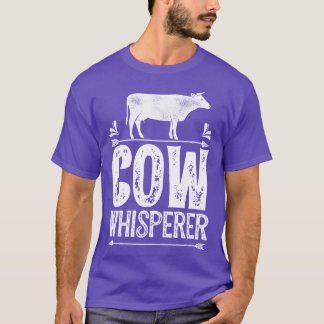 Cow Whisperer Funny Farm-gåvor till jordbrukare T Shirt