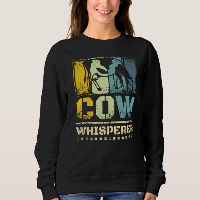 Cow Whisperer T Shirt (Framsida)