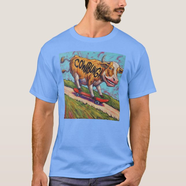 Cowabunga! T Shirt (Framsida)