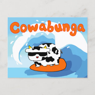 Cowabunga-vykort Vykort
