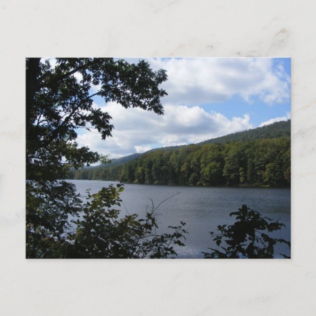 cowaner gap state park pennsylvania sjö träd vykort (Framsida)