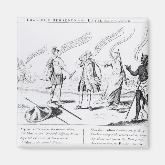 Cowardice Rewarding, annars får Djävulen sin Magnet (Framsidan)