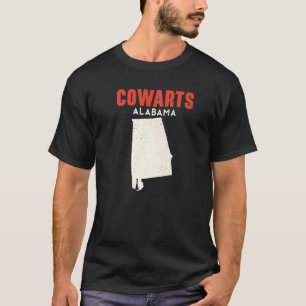 Cowarts Alabama USA State America Travel T Shirt