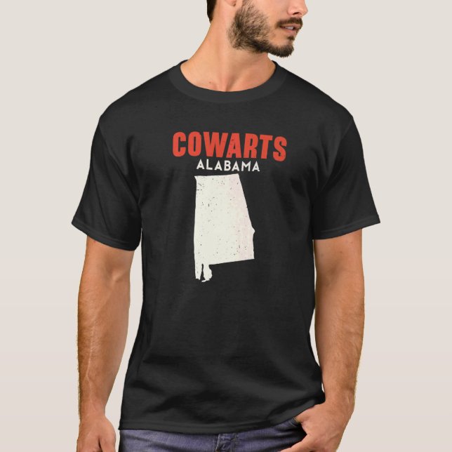 Cowarts Alabama USA State America Travel T Shirt (Framsida)